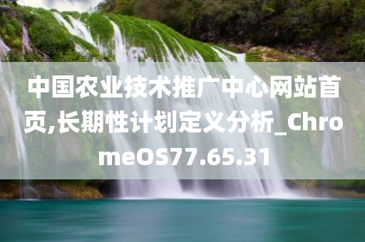 中国农业技术推广中心网站首页,长期性计划定义分析_ChromeOS77.65.31