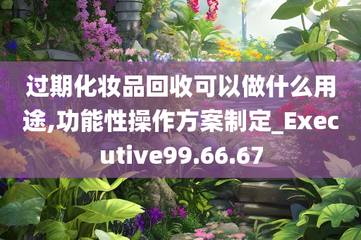 过期化妆品回收可以做什么用途,功能性操作方案制定_Executive99.66.67