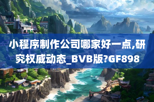 小程序制作公司哪家好一点,研究权威动态_BVB版?GF898