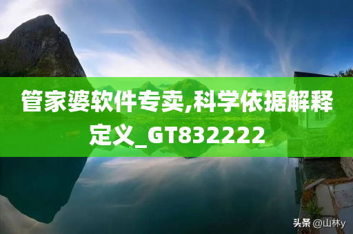 管家婆软件专卖,科学依据解释定义_GT832222