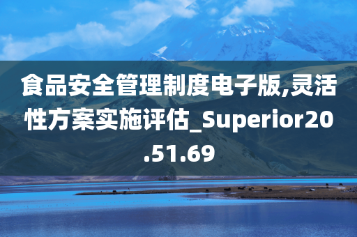 食品安全管理制度电子版,灵活性方案实施评估_Superior20.51.69