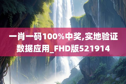 一肖一码100%中奖,实地验证数据应用_FHD版521914