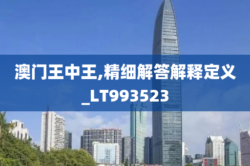 澳门王中王,精细解答解释定义_LT993523