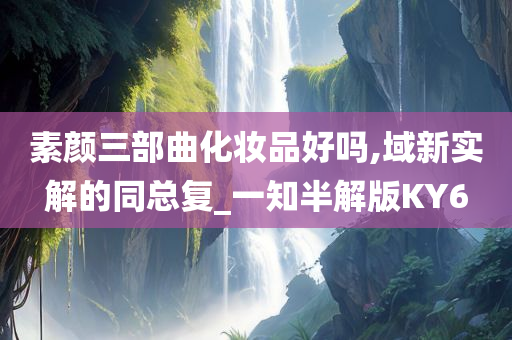 素颜三部曲化妆品好吗,域新实解的同总复_一知半解版KY6