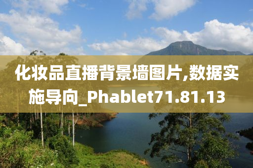 化妆品直播背景墙图片,数据实施导向_Phablet71.81.13