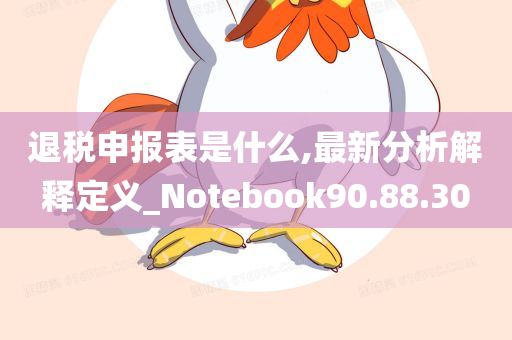 退税申报表是什么,最新分析解释定义_Notebook90.88.30