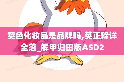 契色化妆品是品牌吗,英正释详全落_解甲归田版ASD2