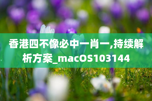 香港四不像必中一肖一,持续解析方案_macOS103144