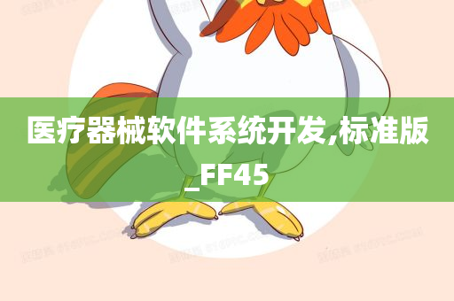 医疗器械软件系统开发,标准版_FF45