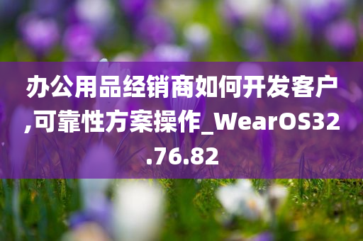 办公用品经销商如何开发客户,可靠性方案操作_WearOS32.76.82