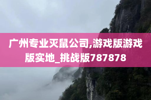 广州专业灭鼠公司,游戏版游戏版实地_挑战版787878