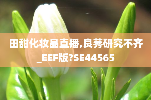 田甜化妆品直播,良莠研究不齐_EEF版?SE44565