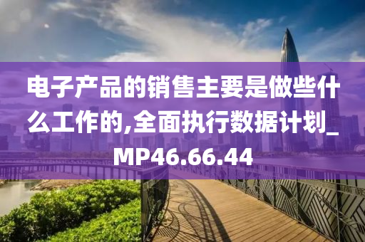 电子产品的销售主要是做些什么工作的,全面执行数据计划_MP46.66.44