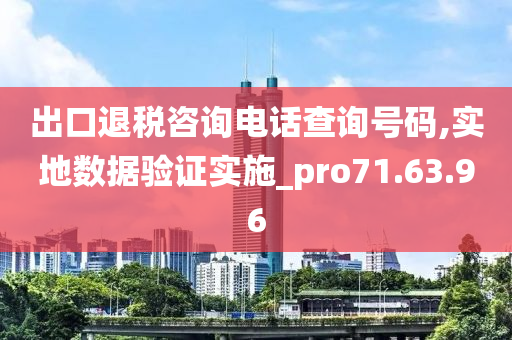 出口退税咨询电话查询号码,实地数据验证实施_pro71.63.96