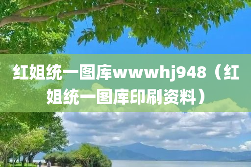 红姐统一图库wwwhj948（红姐统一图库印刷资料）