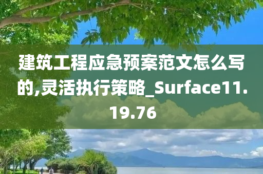 建筑工程应急预案范文怎么写的,灵活执行策略_Surface11.19.76