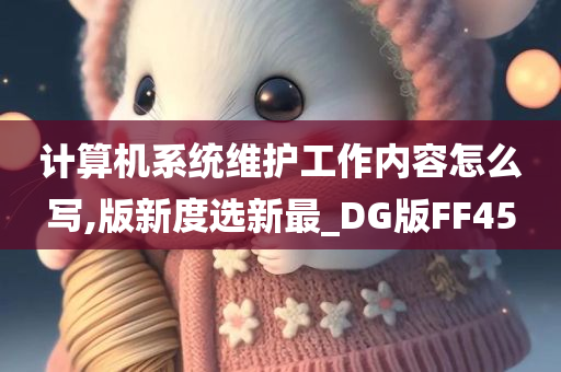 计算机系统维护工作内容怎么写,版新度选新最_DG版FF45