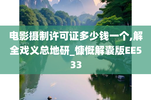 电影摄制许可证多少钱一个,解全戏义总地研_慷慨解囊版EE533