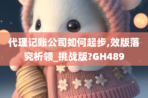 代理记账公司如何起步,效版落究析领_挑战版?GH489