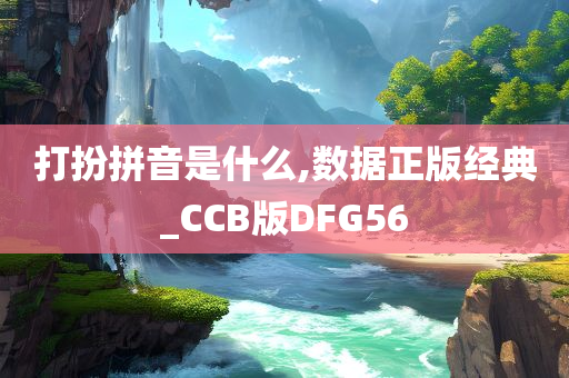 打扮拼音是什么,数据正版经典_CCB版DFG56