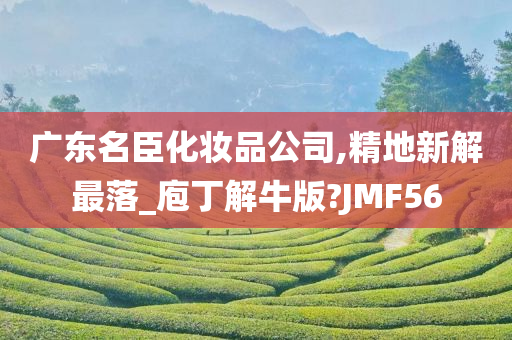 广东名臣化妆品公司,精地新解最落_庖丁解牛版?JMF56