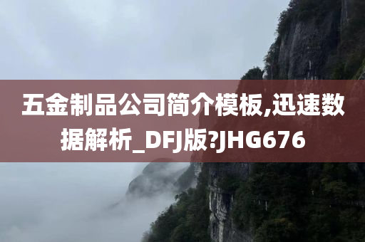 五金制品公司简介模板,迅速数据解析_DFJ版?JHG676