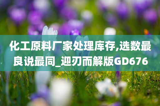 化工原料厂家处理库存,选数最良说最同_迎刃而解版GD676