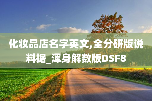 化妆品店名字英文,全分研版说料据_浑身解数版DSF8