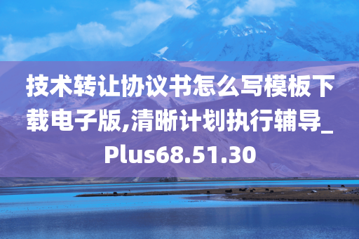 技术转让协议书怎么写模板下载电子版,清晰计划执行辅导_Plus68.51.30