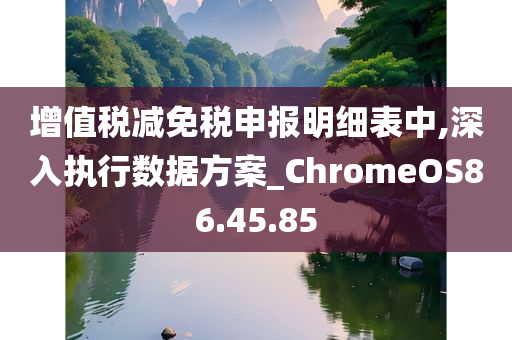 增值税减免税申报明细表中,深入执行数据方案_ChromeOS86.45.85