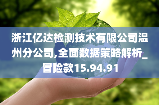 浙江亿达检测技术有限公司温州分公司,全面数据策略解析_冒险款15.94.91