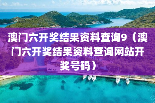 澳门六开奖结果资料查询9（澳门六开奖结果资料查询网站开奖号码）