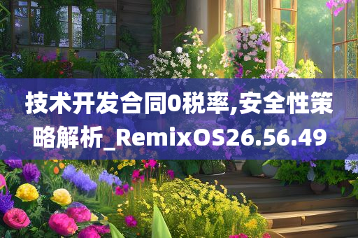 技术开发合同0税率,安全性策略解析_RemixOS26.56.49