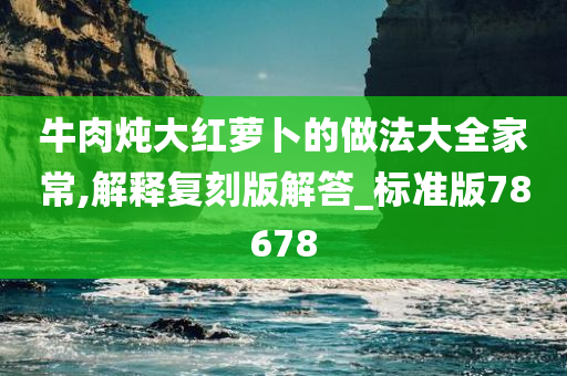 牛肉炖大红萝卜的做法大全家常,解释复刻版解答_标准版78678