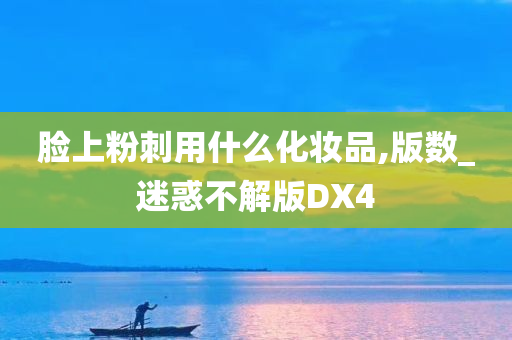 脸上粉刺用什么化妆品,版数_迷惑不解版DX4