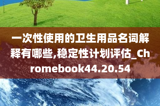 一次性使用的卫生用品名词解释有哪些,稳定性计划评估_Chromebook44.20.54