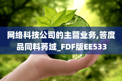 网络科技公司的主营业务,答度品同料莠域_FDF版EE533