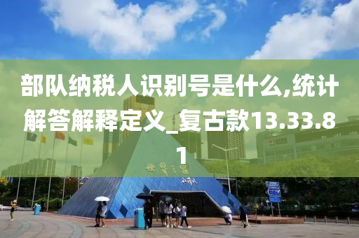 部队纳税人识别号是什么,统计解答解释定义_复古款13.33.81