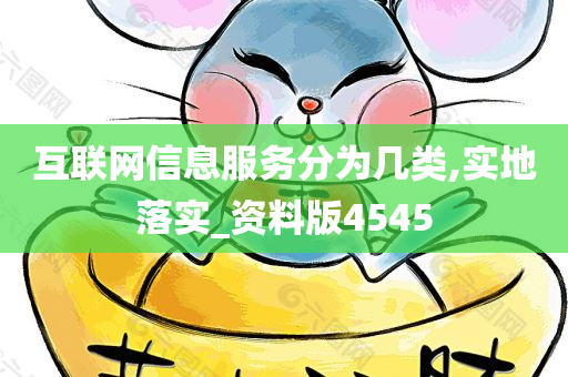 互联网信息服务分为几类,实地落实_资料版4545