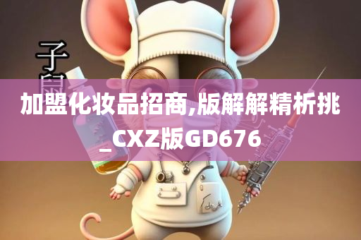 加盟化妆品招商,版解解精析挑_CXZ版GD676