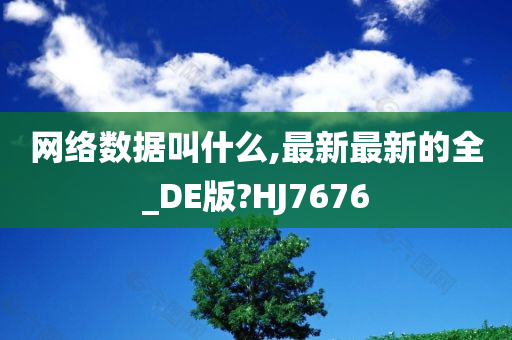 网络数据叫什么,最新最新的全_DE版?HJ7676