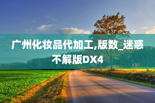 广州化妆品代加工,版数_迷惑不解版DX4