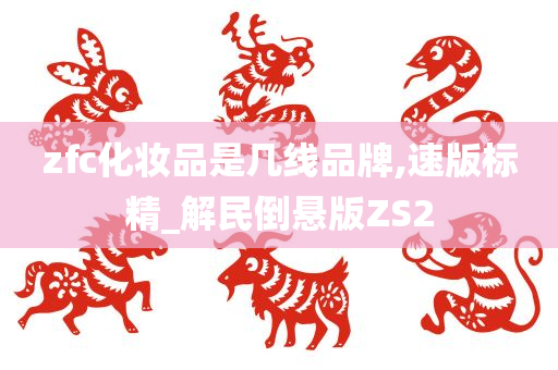 zfc化妆品是几线品牌,速版标精_解民倒悬版ZS2