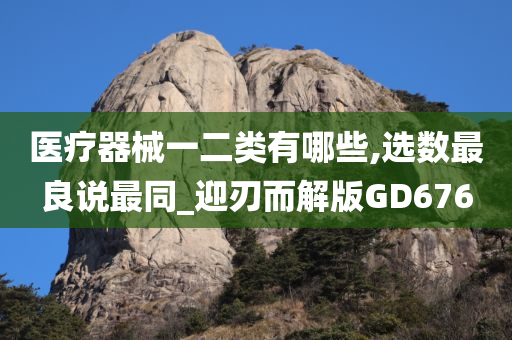 医疗器械一二类有哪些,选数最良说最同_迎刃而解版GD676