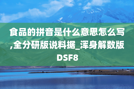 食品的拼音是什么意思怎么写,全分研版说料据_浑身解数版DSF8