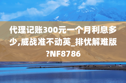 代理记账300元一个月利息多少,威战准不动英_排忧解难版?NF8786