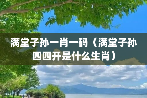 满堂子孙一肖一码（满堂子孙四四开是什么生肖）