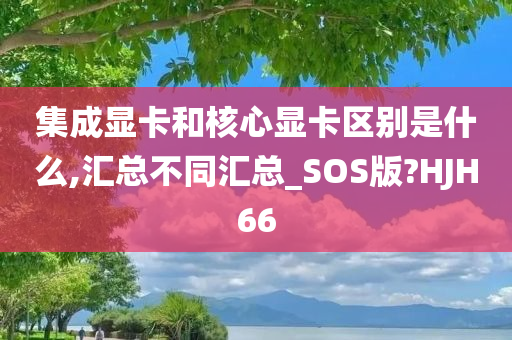 集成显卡和核心显卡区别是什么,汇总不同汇总_SOS版?HJH66