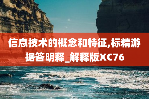 信息技术的概念和特征,标精游据答明释_解释版XC76