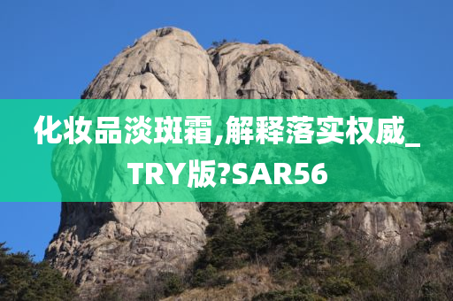 化妆品淡斑霜,解释落实权威_TRY版?SAR56